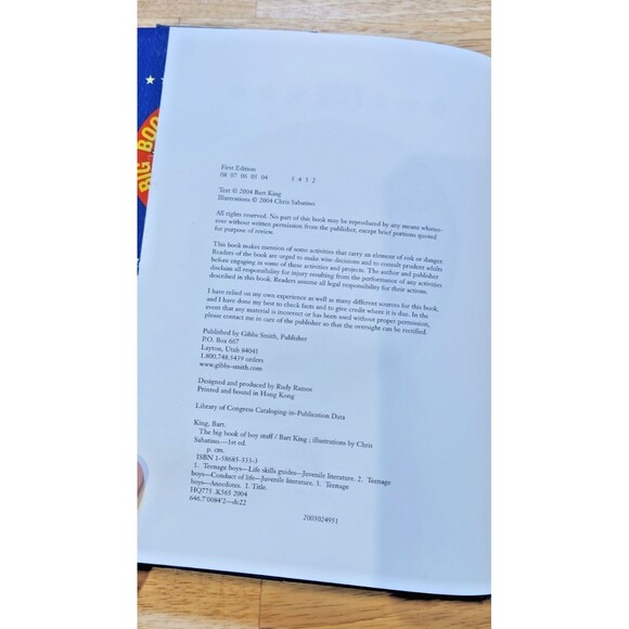 The Big Book of Boy Stuff by Bart King (2004, Trade Paperback,...) - Picture 6 of 12